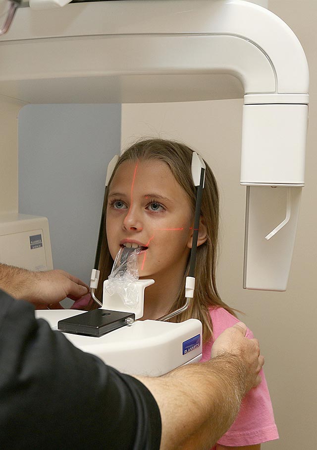 girl having xrays